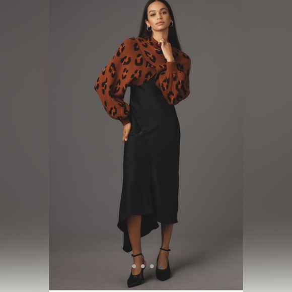 FARM Rio Brown Leopard Sweater - Picture 4 of 10